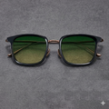 Antique Bronze driving glasses with day night yellow green lenses for night vision