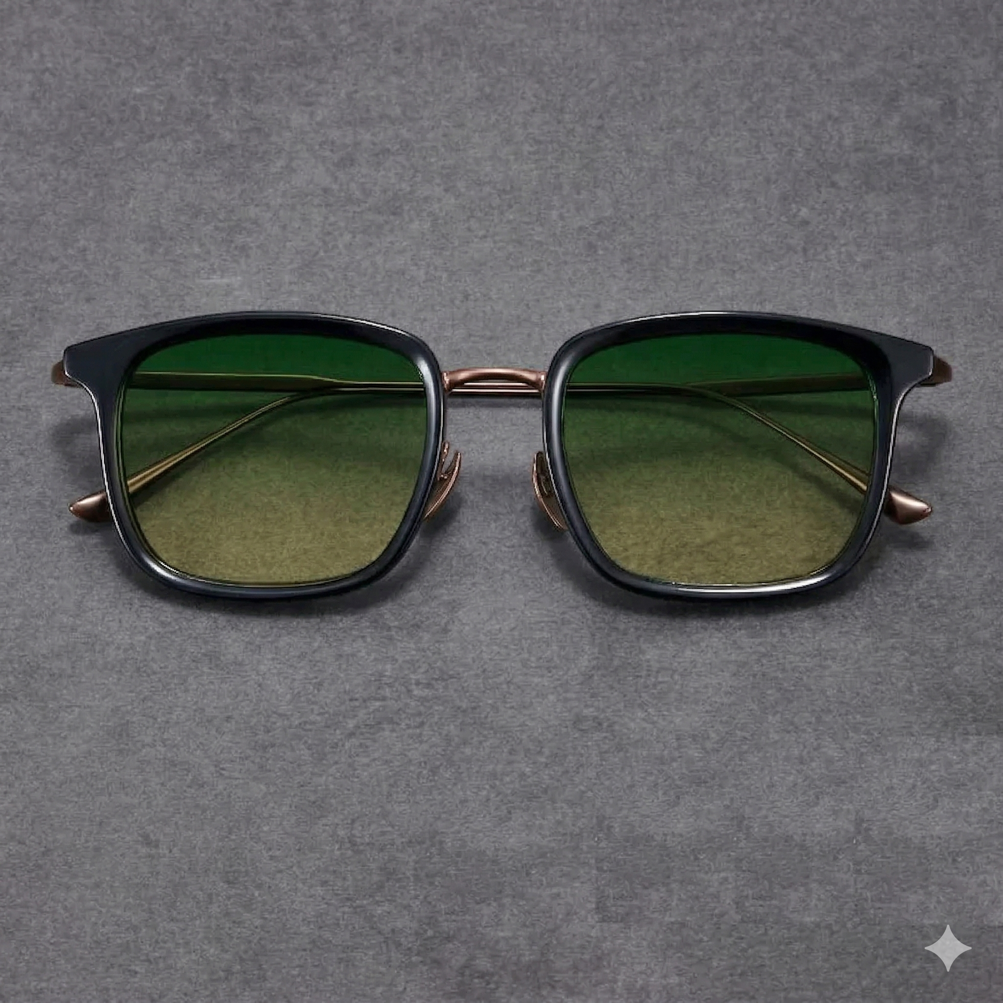 Antique Bronze driving glasses with day night yellow green lenses for night vision