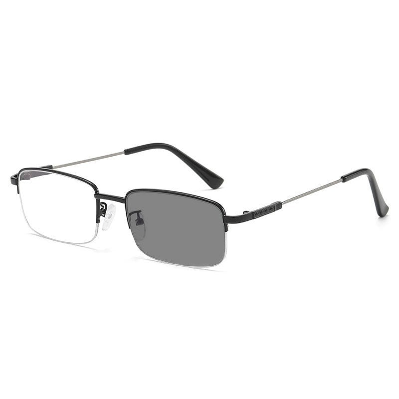 Lenshade™ Men’s Semi-Rimless Photochromic Blue Light Blocking Glasses