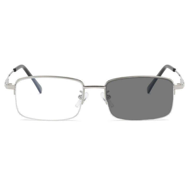 Lenshade™ Men’s Semi-Rimless Photochromic Blue Light Blocking Glasses