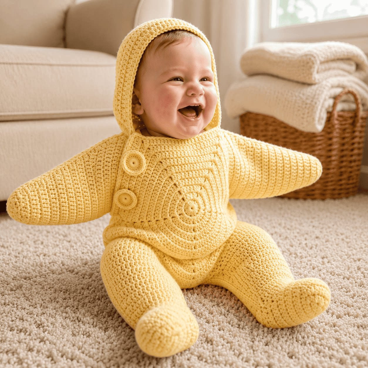 Lenshade™ Baby Starfish Swaddle | Ultra-Soft Knit Newborn Bunting Bag